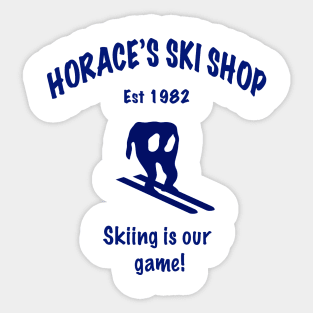 Horace's Ski Shop Sticker